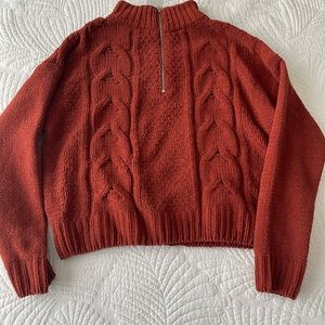 NBW Hooked Up crop sweater